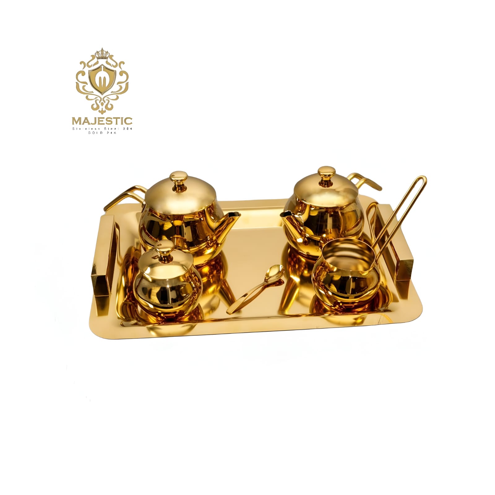 طقم شاي جولد 